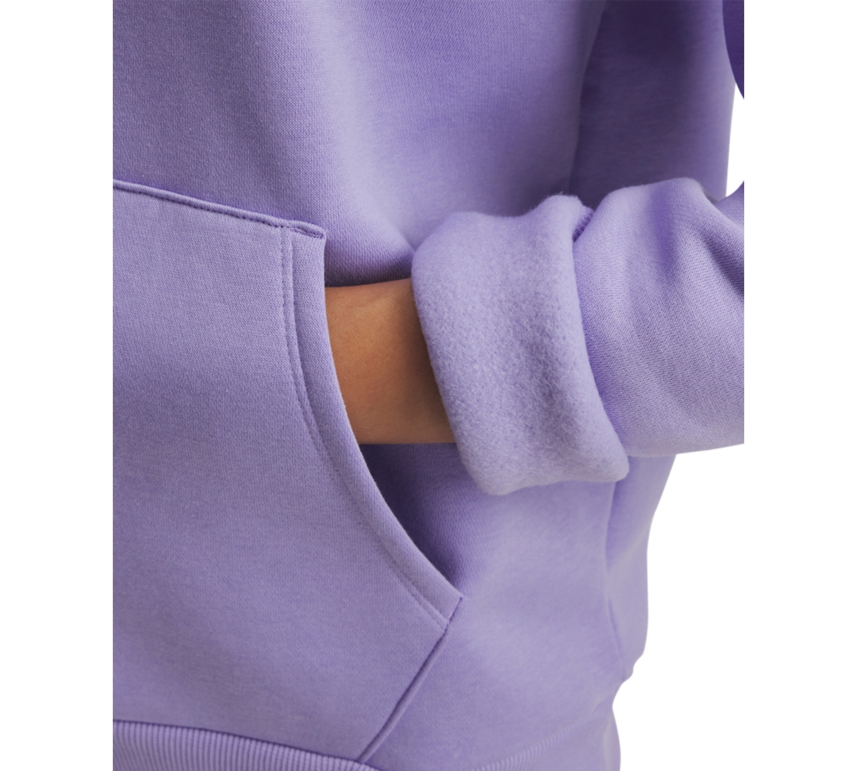 Under Armour Women's Rival Fleece Shimmer Hoodie In Purple