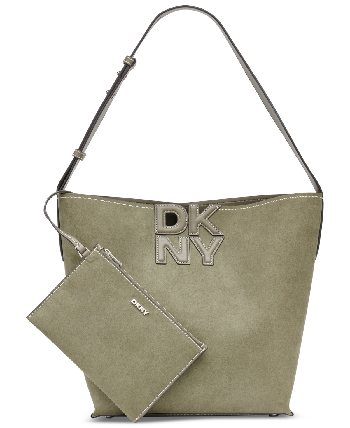 Nicole Small Bucket Bag - Utility Green