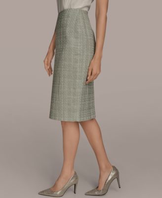 Women's Tweed Pencil Skirt