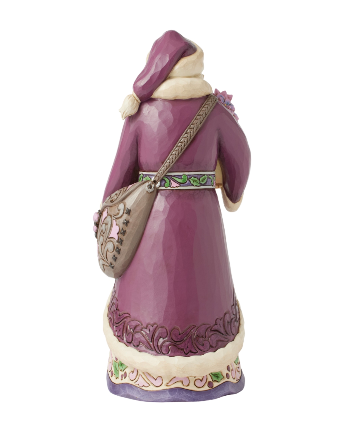 Jim Shore Purple Santa Figurine In Multi