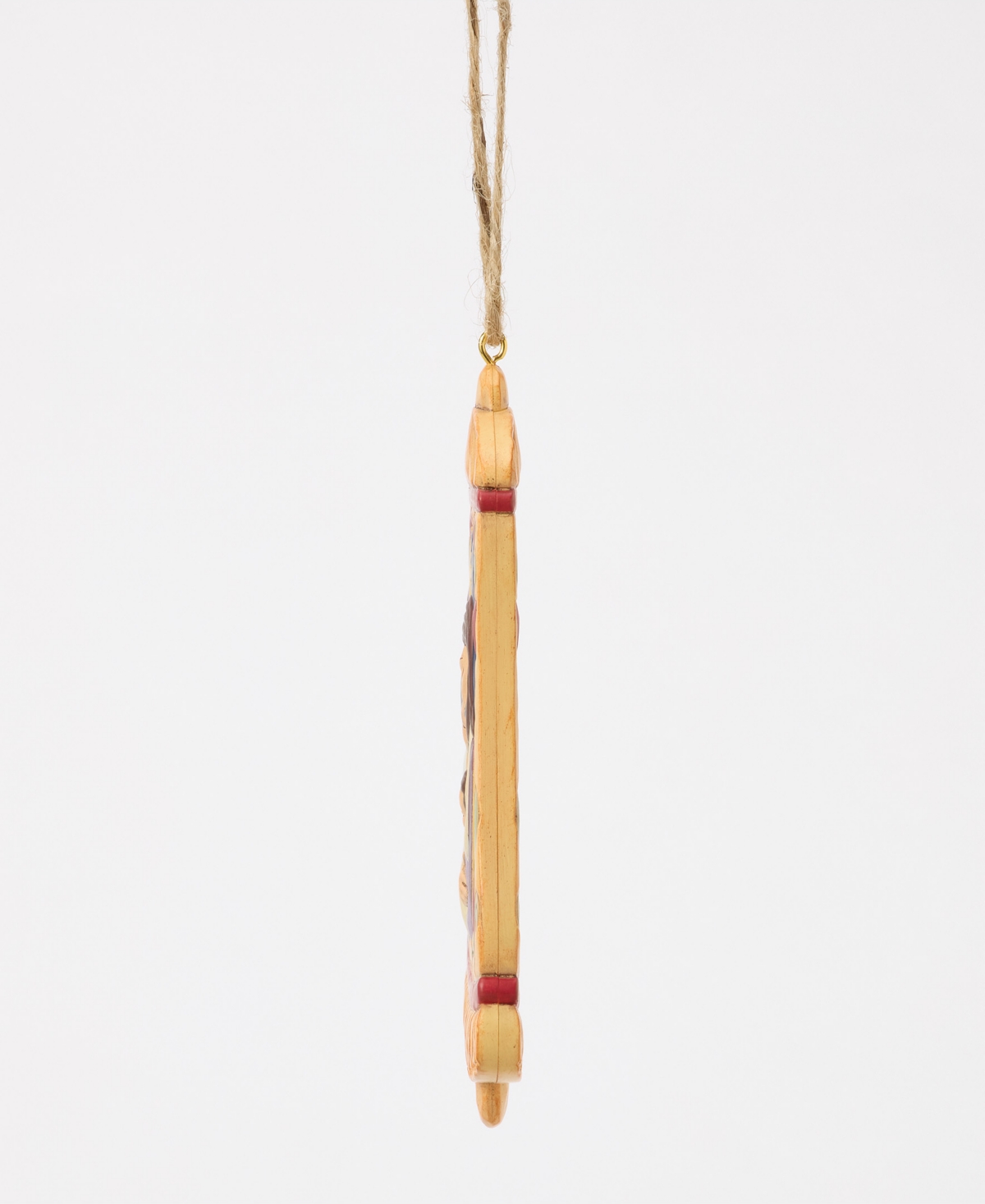 Jim Shore Rotating Holy Family In Bell Hanging Ornament In Multi