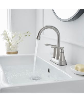 4 in. Centerset 2-Handle High-Arc Bathroom Faucet