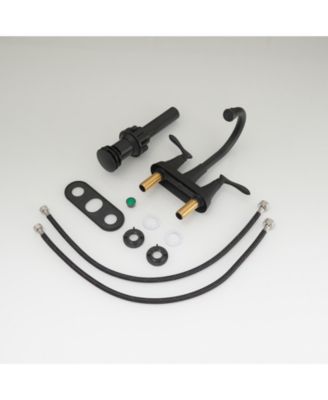 4 in. Centerset 2-Handle High-Arc Bathroom Faucet