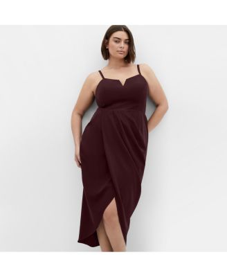Plus Size Sassy V Dress