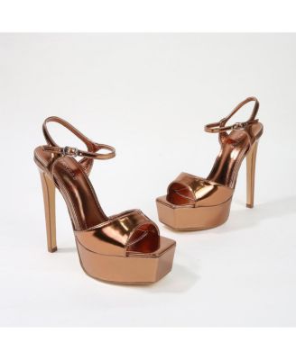 Genevieve II Ankle Strap Stiletto Platform Heels