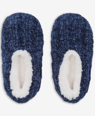 Women's Cable Chenille Ped Slipper Socks, Created for Macy's