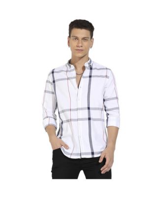 Men's Tartan Plaid Button Up Shirt
