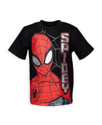 Boys Marvel 4 Pack T-Shirts