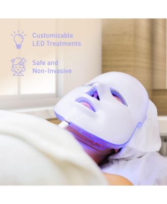 LED Skincare Bundle – 7-in-1 LED Light Therapy Face Mask + Vitamin C Serum (3 oz)