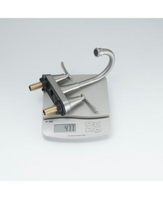 4 in. Centerset 2-Handle High-Arc Bathroom Faucet in Brushed Nickel