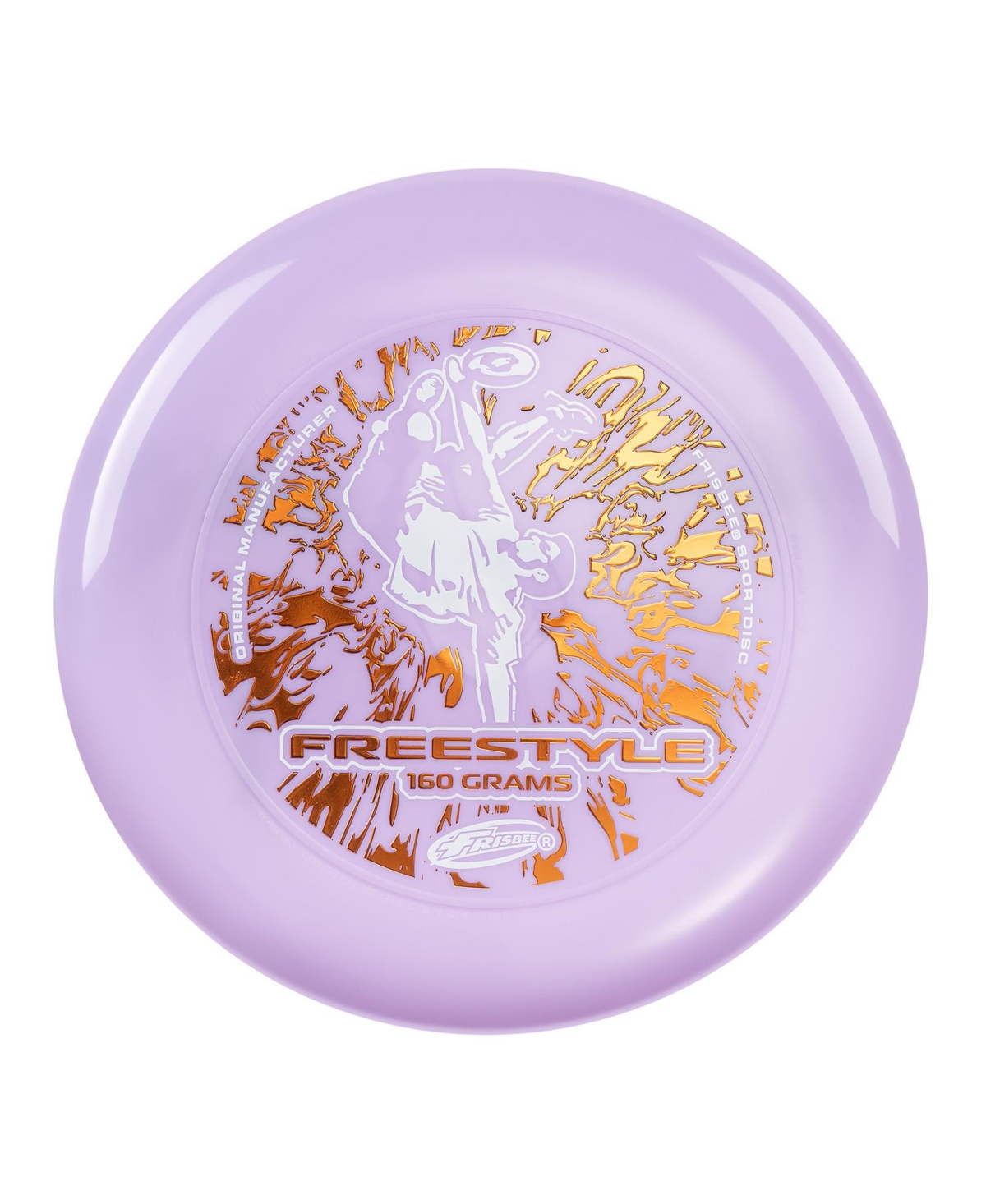 Wham-o Frisbee Freestyle 160g Flying Disc, for Outdoor Fun - 1 Pack - Purple