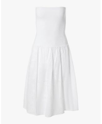 Women's Ribbed Cotton Midi Dress