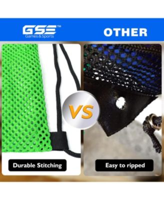 19"x15" Mesh Drawstring Backpack Bag for Sports Gym Gear, Backpacking, Camping Gear, Travel (Several Colors Available)