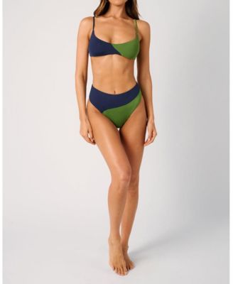 Women's Colorblock Tie Back Top