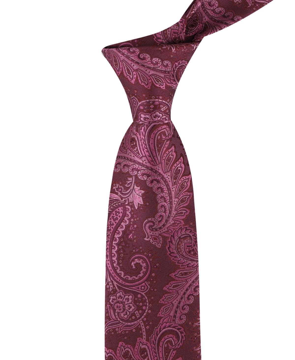Tommy Hilfiger Men's Lucia Classic Paisley Tie In Burgundy