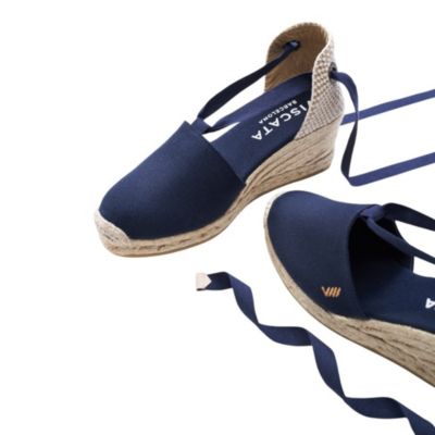 Escala Canvas Espadrille Wedges