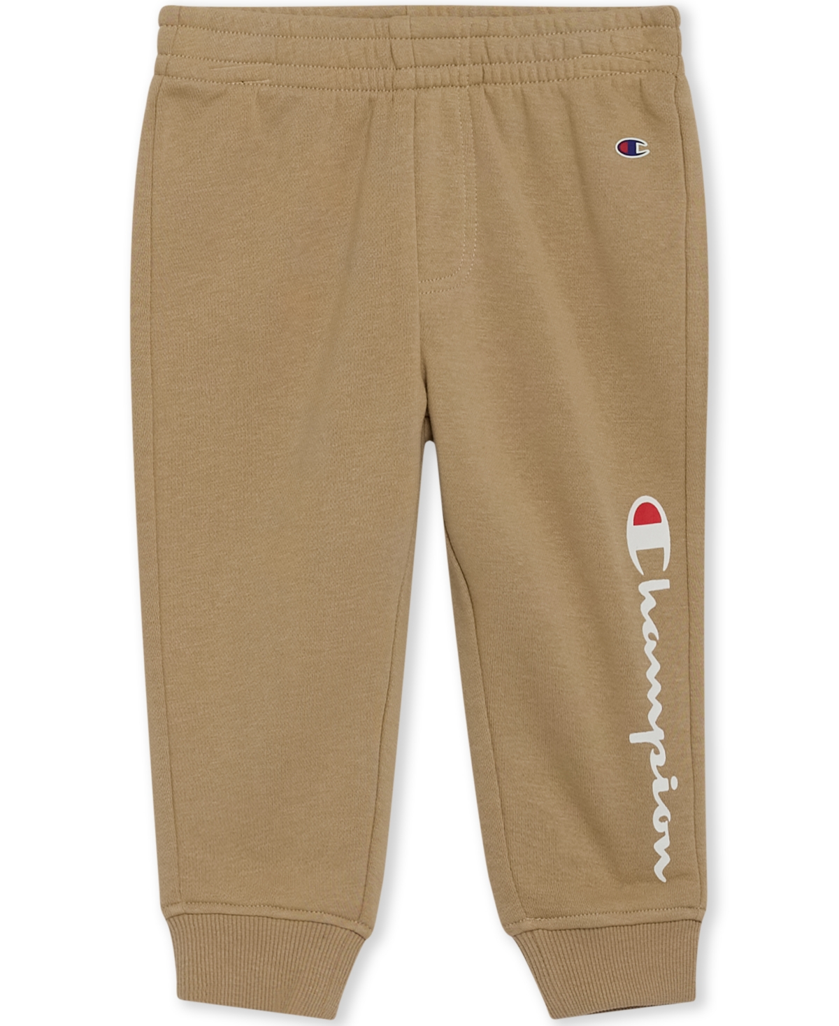 Champion Baby Boys 2-piece Long Sleeve Crew Sweatshirt And Joggers Set In Brown