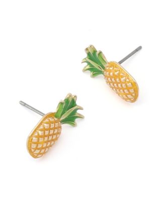 Backyard Pineapple Stud Earrings
