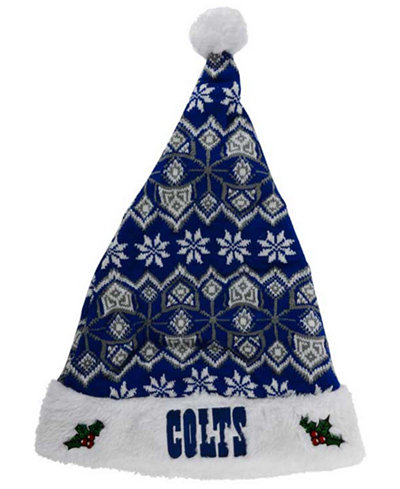 Forever Collectibles Indianapolis Colts Knit Sweater Santa Hat