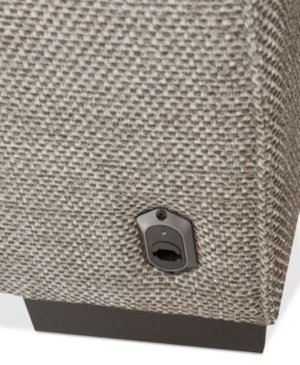 Miren 3-Pc. Fabric Sectional with 2 Power Headrest Recliners with Console, Exclusively at Macy's