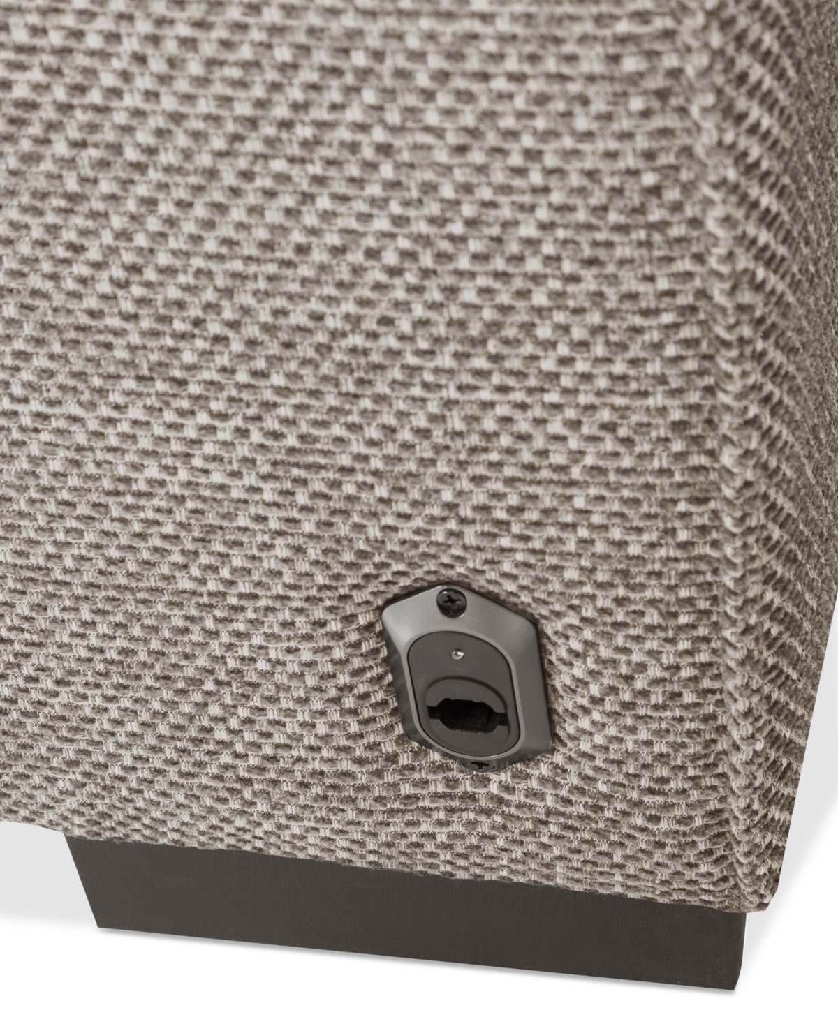 Macy's Miren 3-pc. Fabric Sectional With 2 Power Headrest Recliners With Console, Exclusively At  In Brown