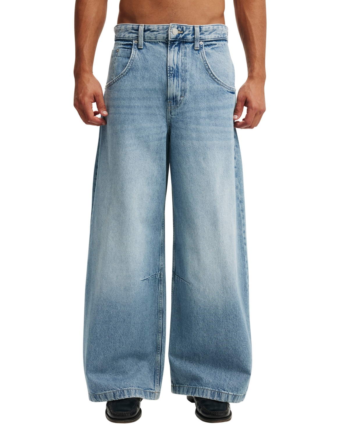 Men's Super Wide Leg Jeans - Essence blue