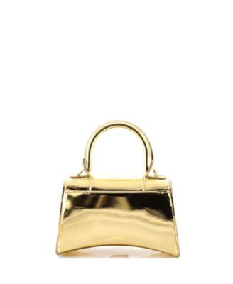 XS Hourglass Top Handle Bag Leather