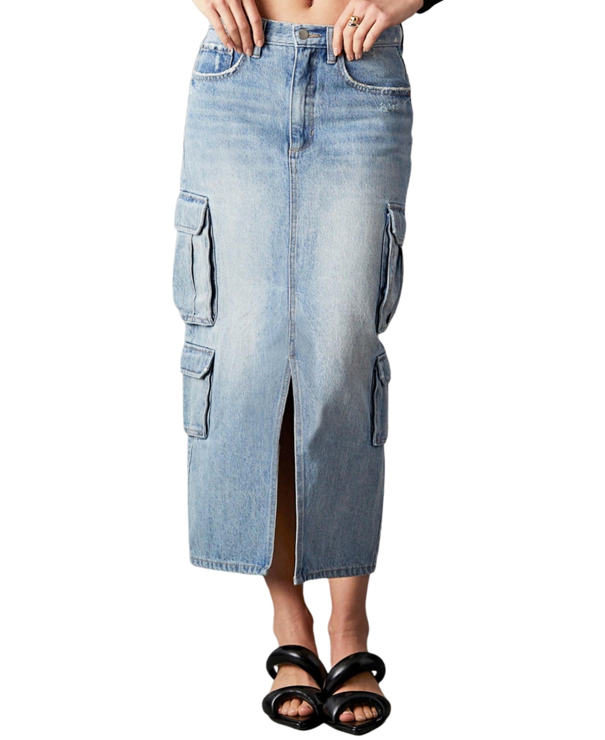 Women's Cargo Major General Midi Skirt - Crete