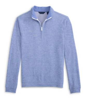 Men's Marled Performance Sweater, Country Blue