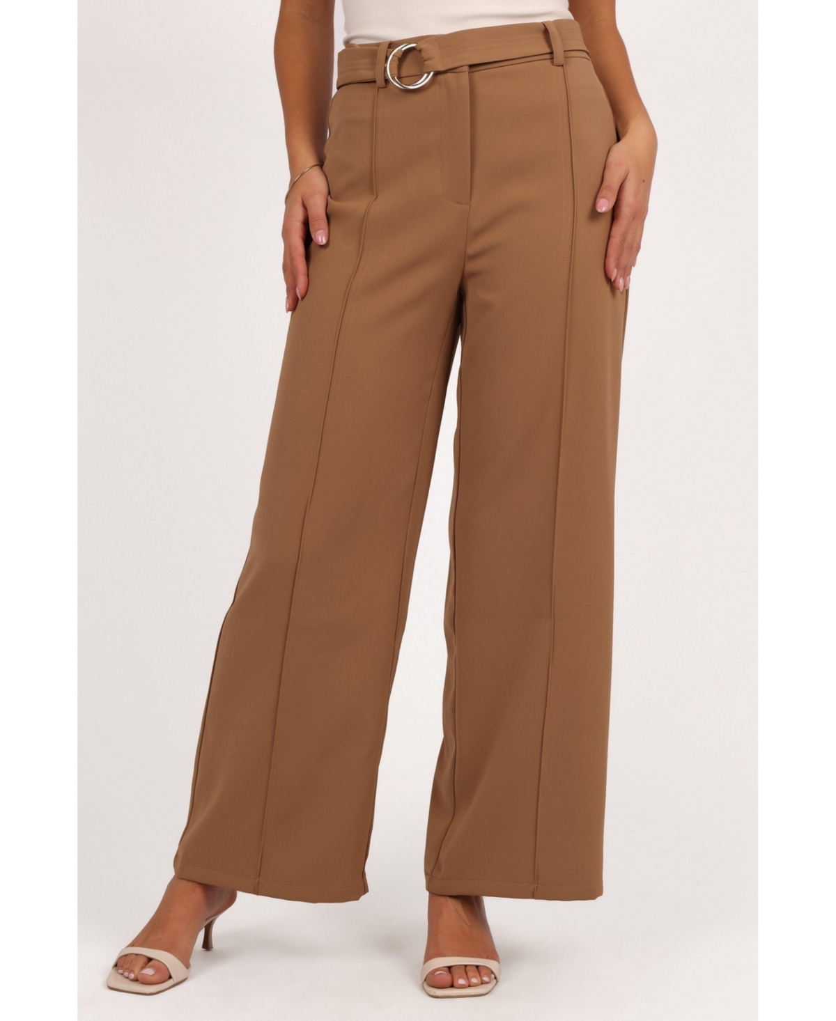 Women's Elaine Belted Pant - Brown