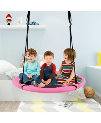 40'' Kids Hanging Chair Swing Tent Set Hammock Nest Pod Seat