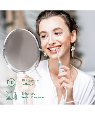 Water Flosser & Sonic Rechargeable Toothbrush Bundle - Complete Oral Care System with UV Sanitizing Function