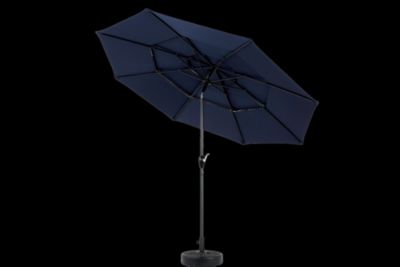 Outdoor Aluminium 10ft 3 Tier Auto-tilt Patio Umbrella