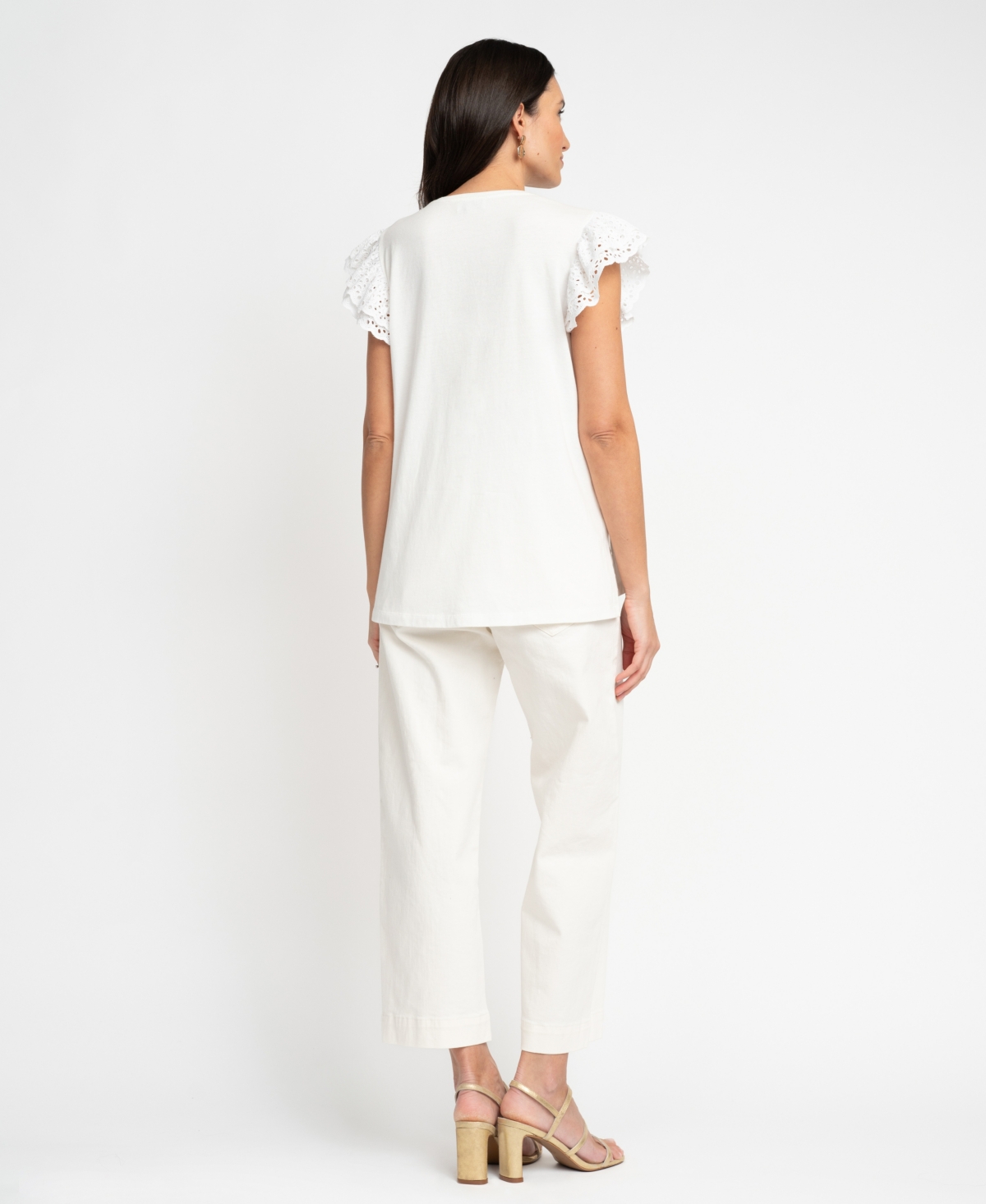 Seraphine Women's Maternity Flutter Sleeve Top