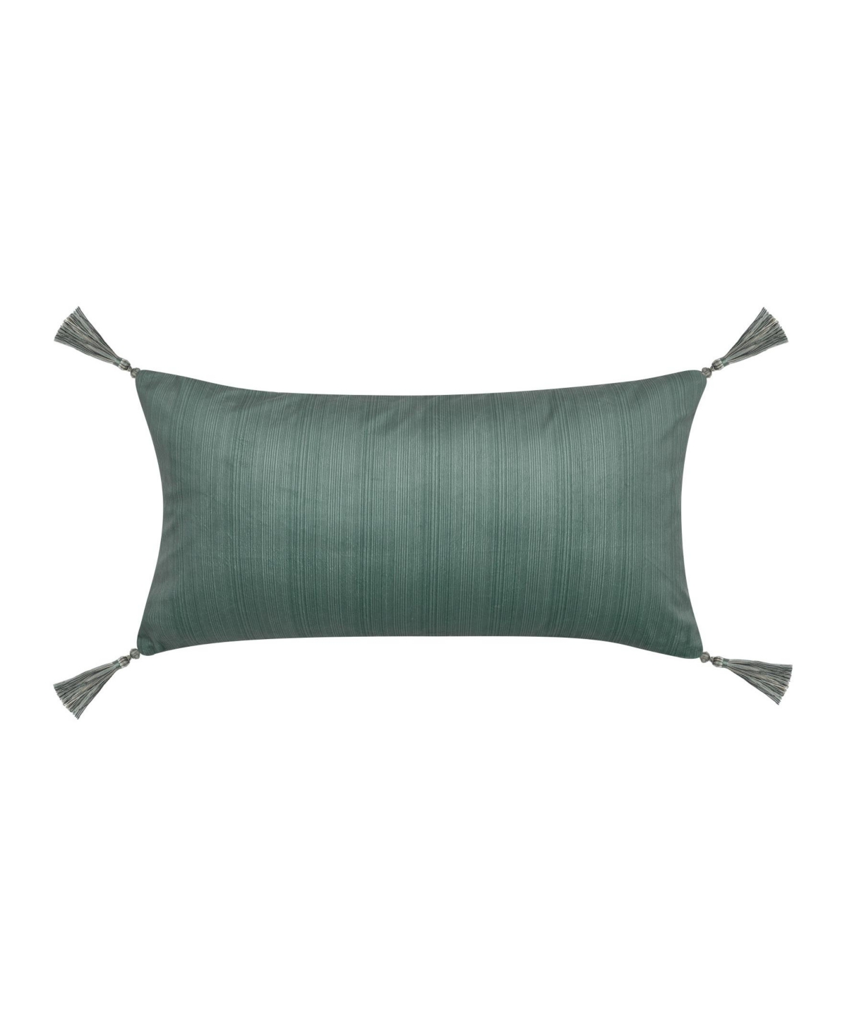 J Queen New York Nico Boudoir Decorative Pillow, 11" X 21" In Green