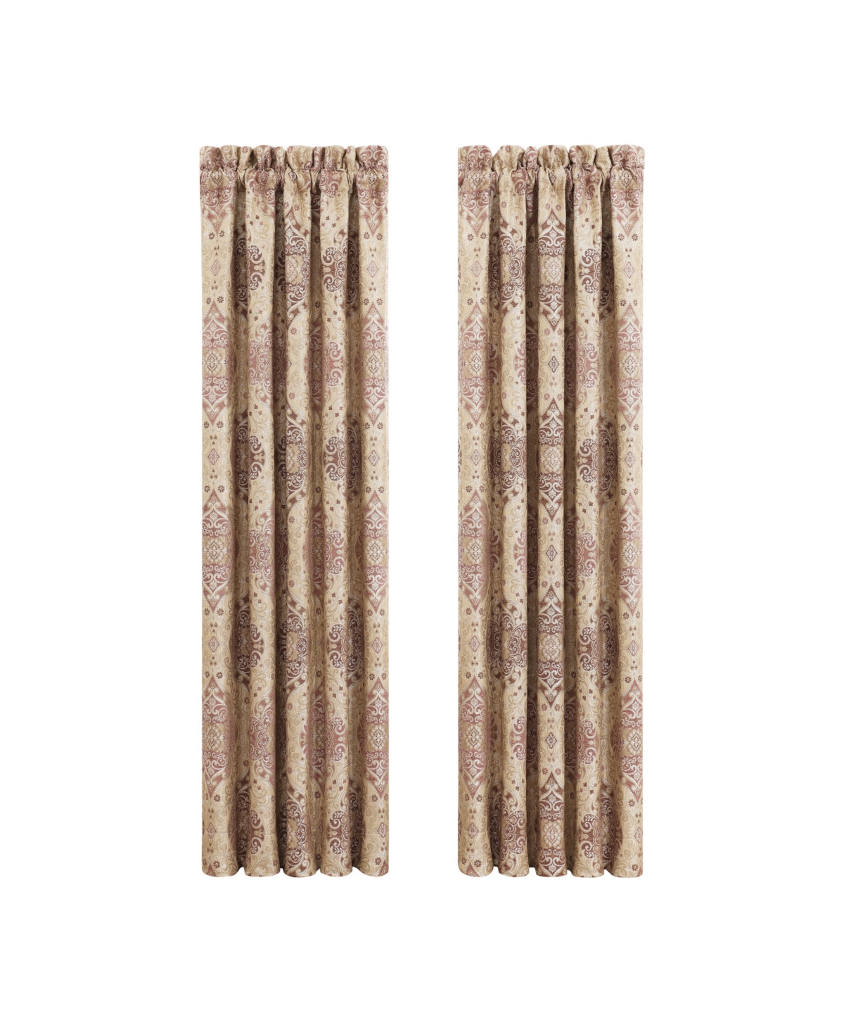 Weston Window Panel Pair, 50" x 84" - Terracotta