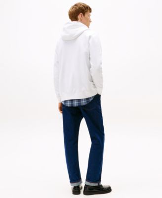 Men's Long Sleeve Zip-Front Flag Logo Hoodie