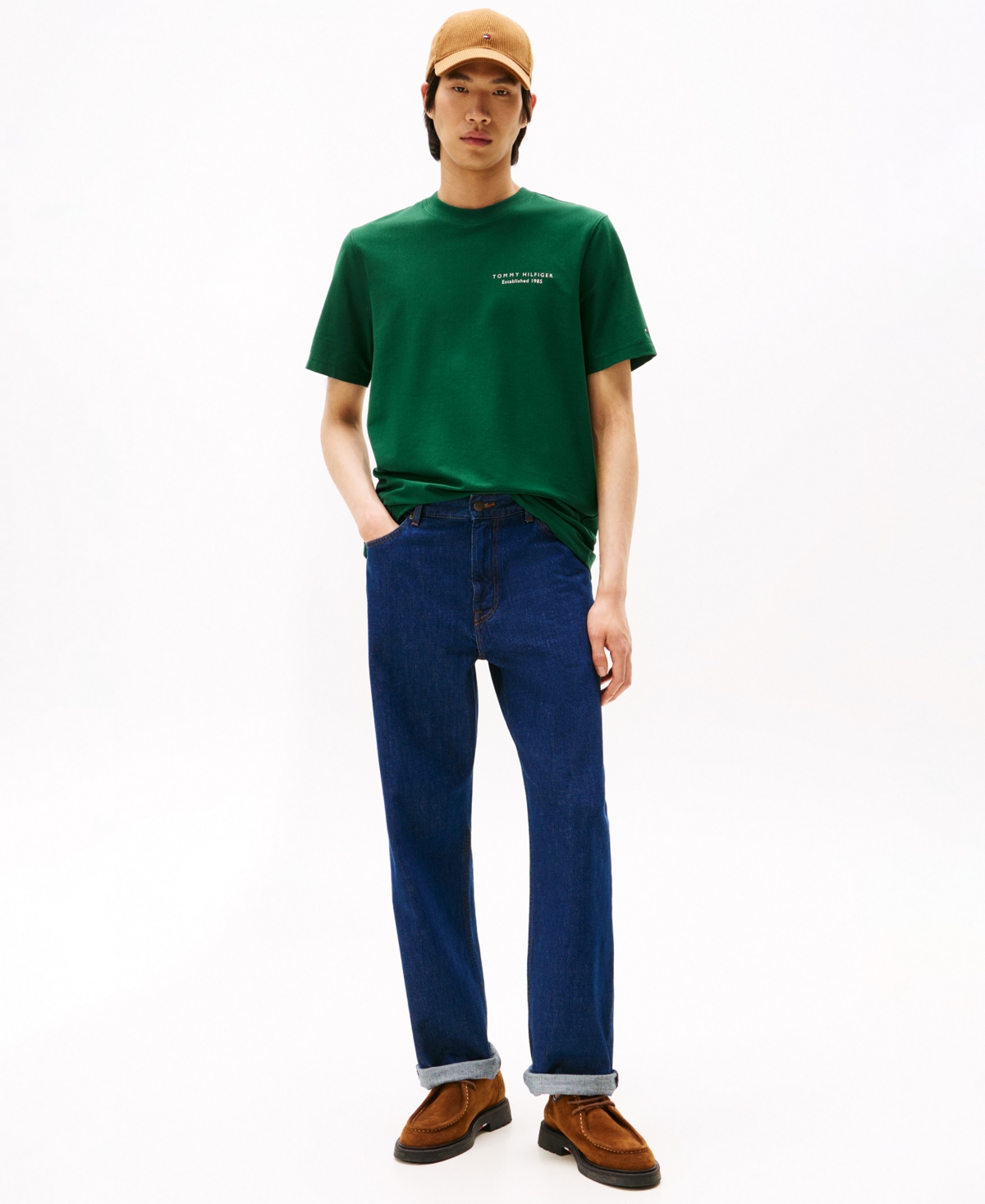 Tommy Hilfiger Men's Photo Print Graphic T-shirt In Green