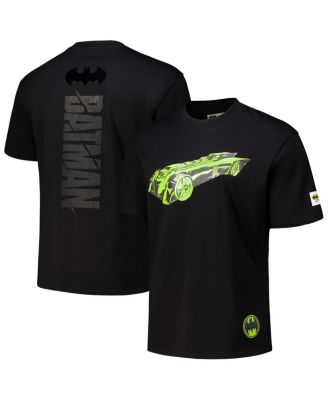 Freeze Max - Men's Black Batman Comics Batmobile Loose Fit T-Shirt