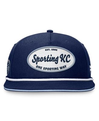 Men's Navy Sporting Kansas City Iron Golf Snapback Hat