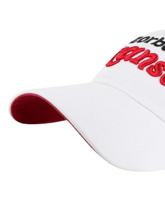 Women's White Arkansas Razorbacks Pensacola Clean Up Adjustable Hat