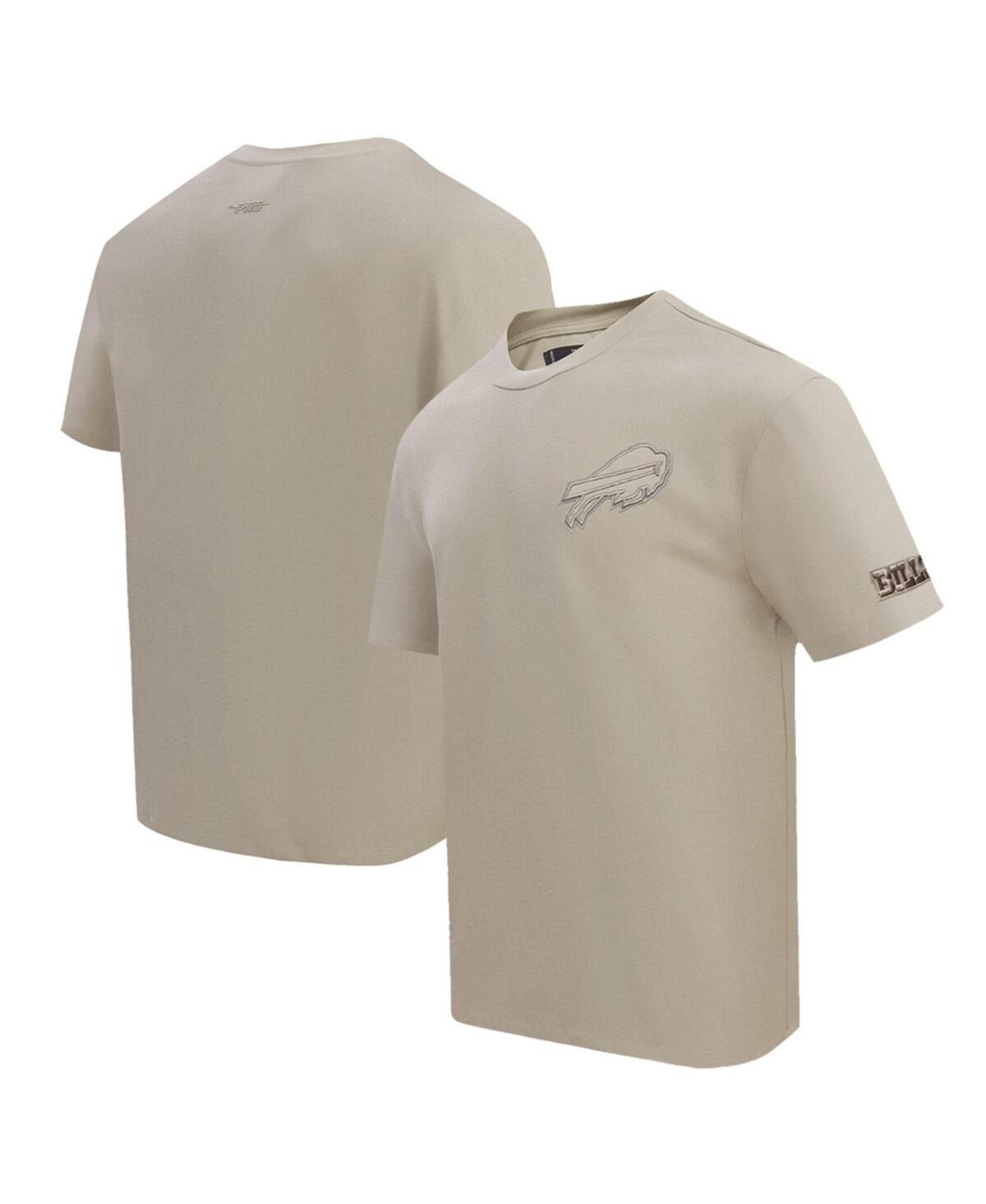 Men's Tan Buffalo Bills Drop Shoulder T-Shirt - Tan