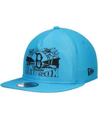 New Era - Men's Blue Boston Red Sox Neon Golfer Snapback Hat