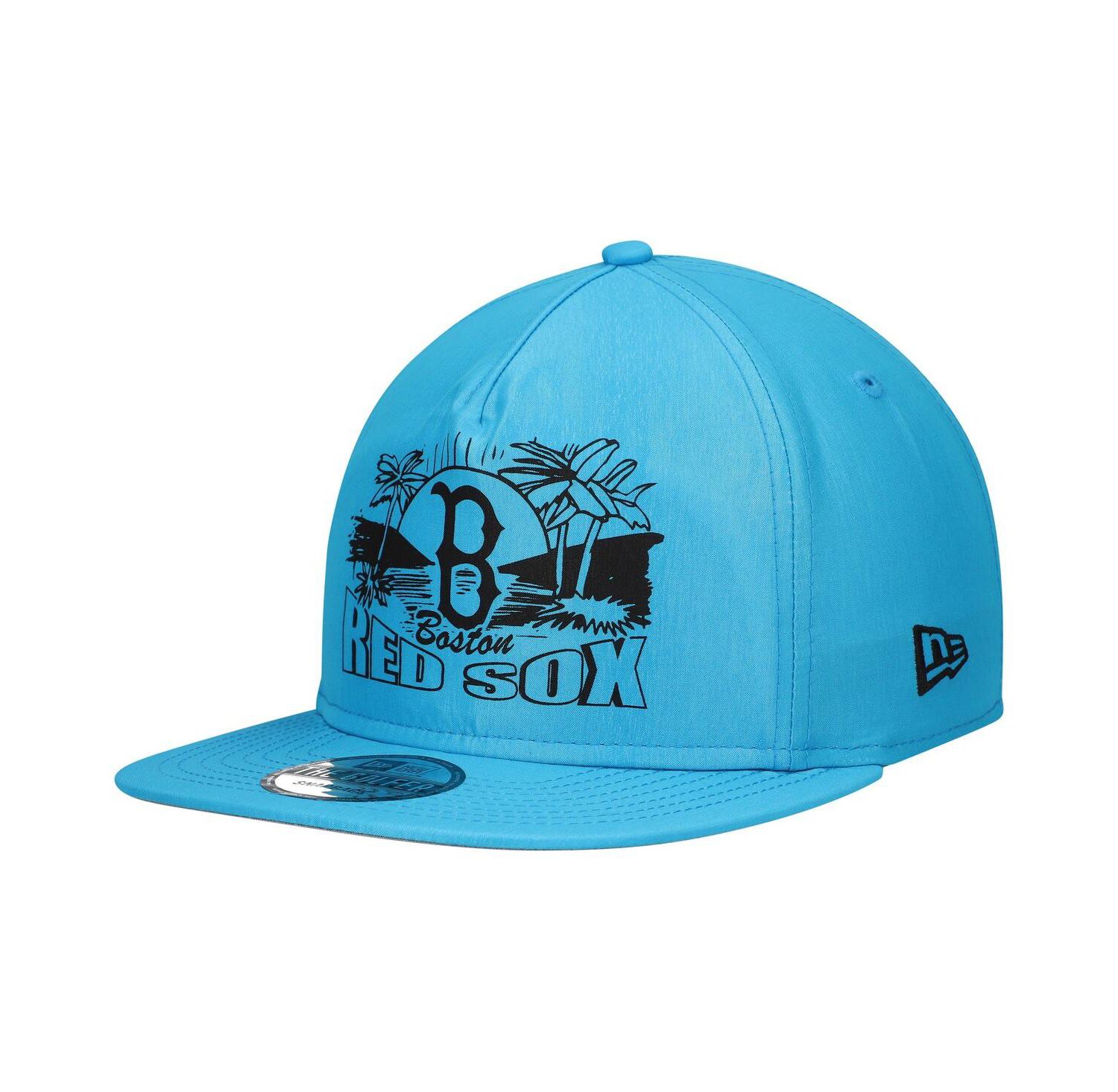 Men's Blue Boston Red Sox Neon Golfer Snapback Hat