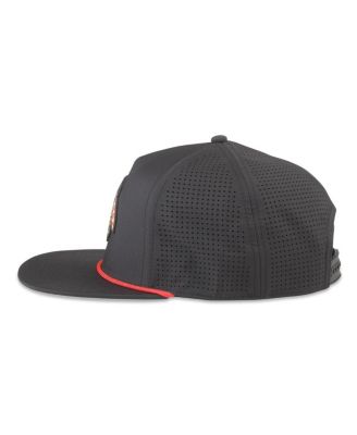 Men's Black Chicago Blackhawks Buxton Pro Tech Adjustable Hat