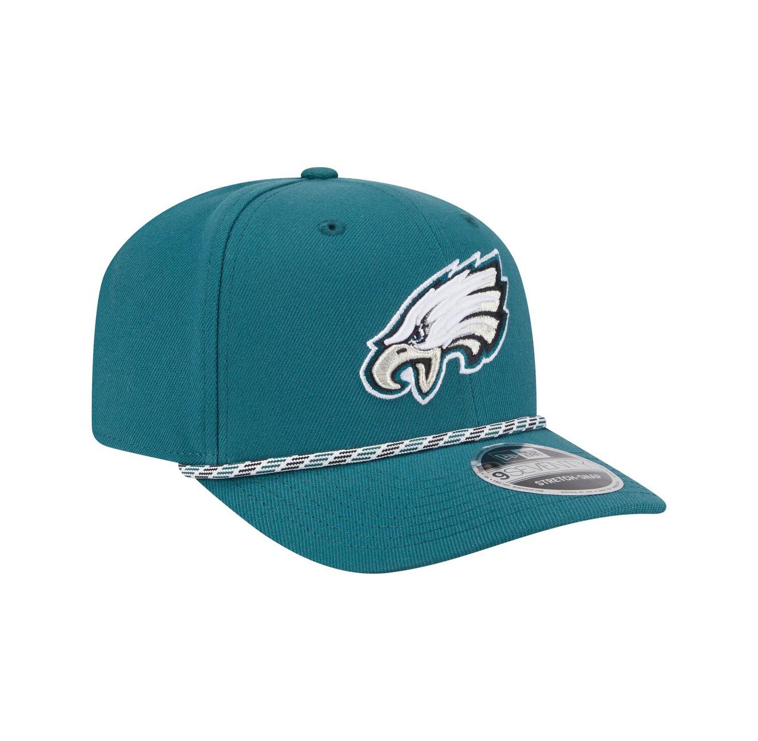 Men's Midnight Green Philadelphia Eagles Gameday Multi Rope 9SEVENTY Stretch-Snap Hat