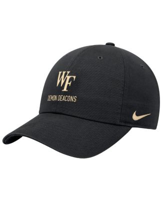 Men's Black Wake Forest Demon Deacons 2025 On-Field Club Adjustable Hat