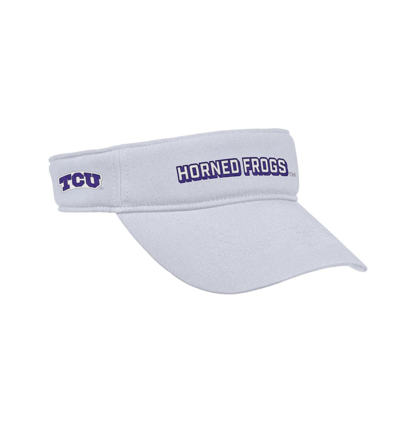 Мужские козырьки Nike White TCU Horned Frogs 2025 On-Field Ace Performance Adjustable Hat — фото 2