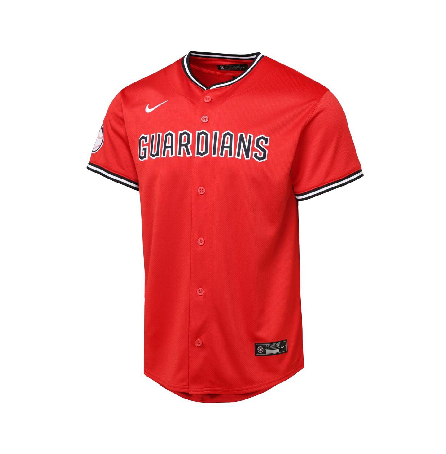 Детский топ Nike Red Cleveland Guardians Alternate 2 Limited Jersey — фото 2
