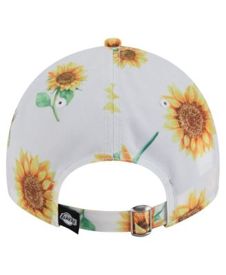 Women's&nbsp;White Los Angeles Lakers Adventure Flower 9TWENTY Adjustable Hat